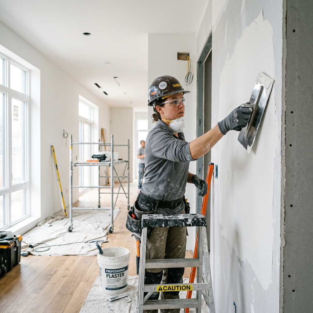 Professional plastering